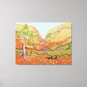 Australian Outback impressionist landscape Canvas Print