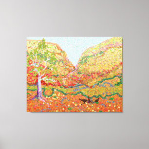 Australian Outback impressionist landscape Canvas Print