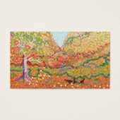 Australian outback landscape art with kangaroos (Front)