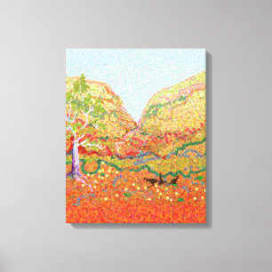 Australian outback landscape canvas print