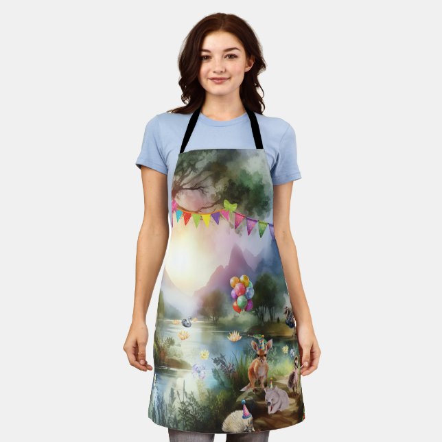 Australian Outback Party Apron (Worn)