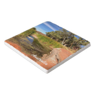 Australian outback stone trivet