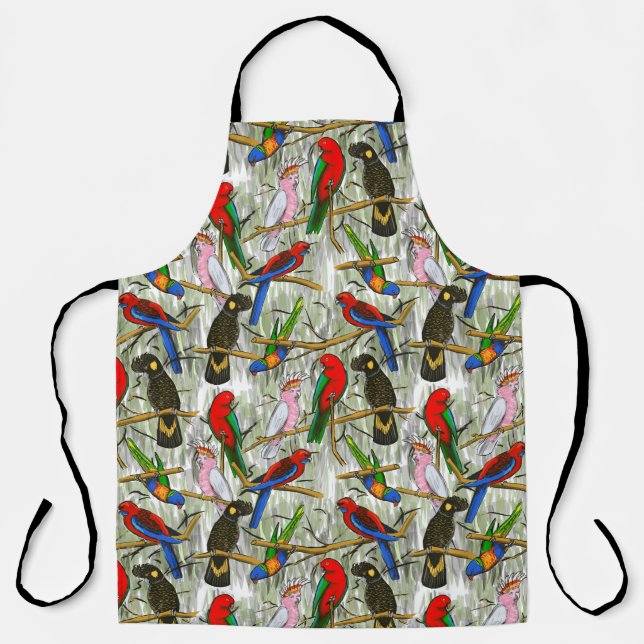 Australian Parrots Apron (Front)