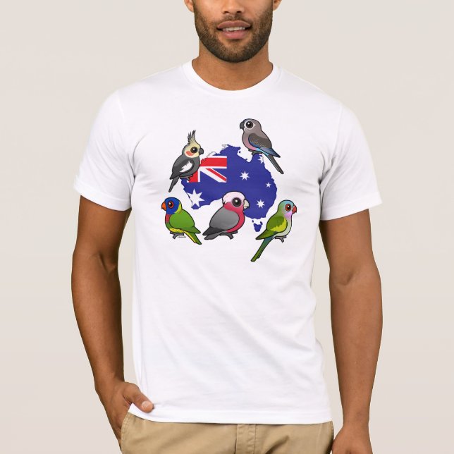 Australian Parrots T-Shirt (Front)