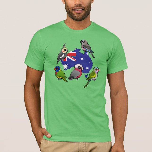 Australian Parrots T-Shirt (Front)