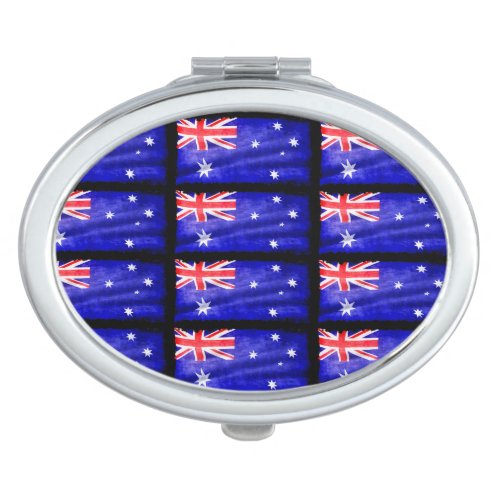 Australian Patriotic Flag of Australia for Aussies Makeup Mirror