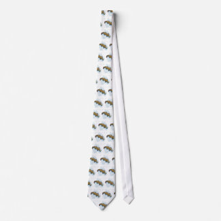 australian platypus design neck tie