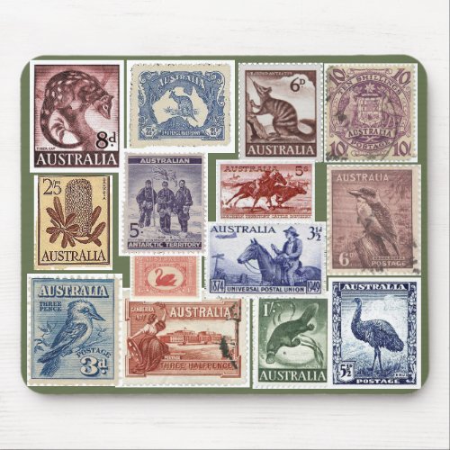 Australian Postage Stamp Mousepad