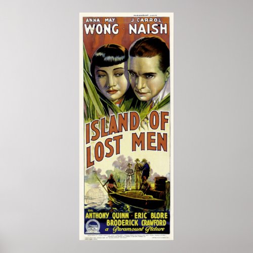 Australian Poster  Island of Lost Men  1939 Film