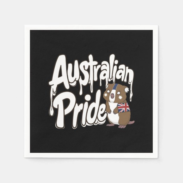 AUSTRALIAN PRIDE NAPKINS (Front)