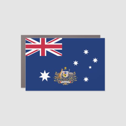Australian Prime Minister Flag Car Magnet