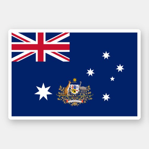 Australian Prime Minister Flag Sticker