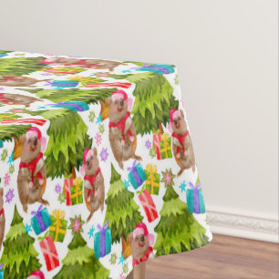 Australian Quokka Christmas Tablecloth