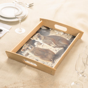 Australian Quokka Twins, Serving Tray