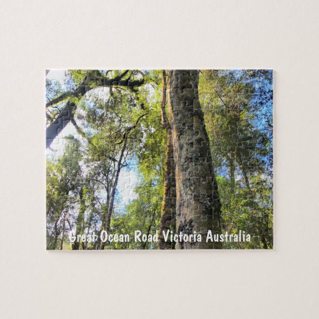 Australian Rainforest Eucalyptus Gum Trees Jigsaw Puzzle (Horizontal)