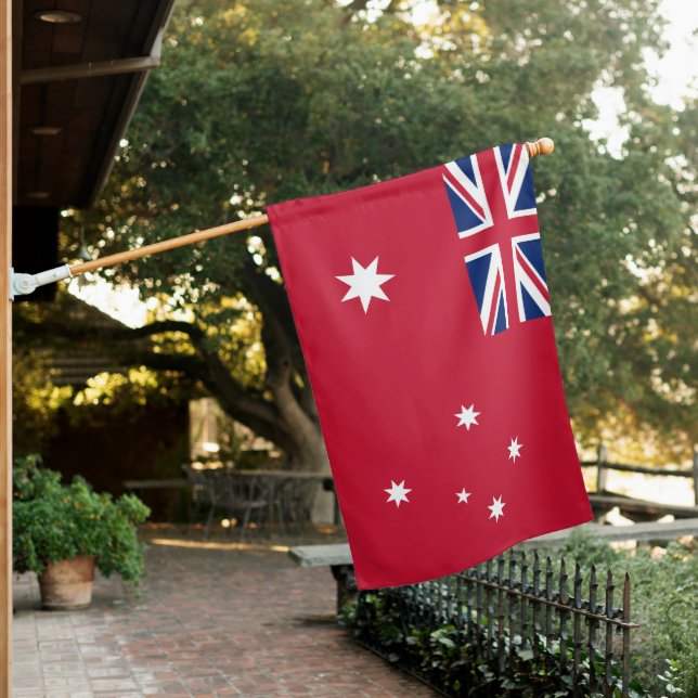 Australian Red Ensign House Flag (In SItu)