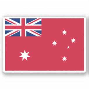 Australian Red Ensign Sticker
