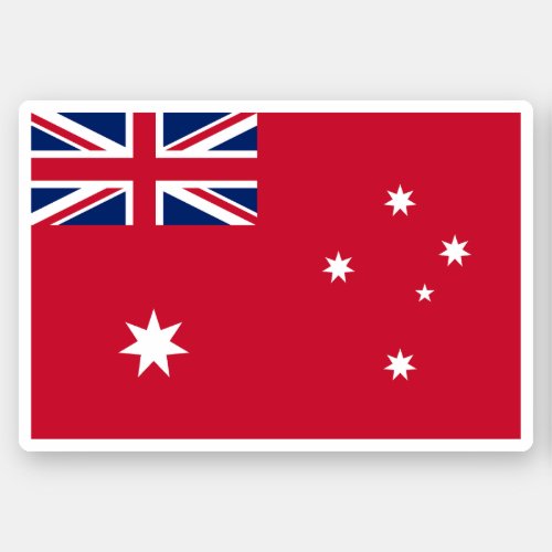 Australian Red Ensign Sticker