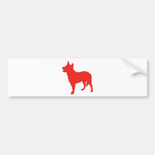 Australian Red Heeler Bumper Sticker