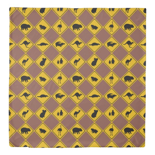 Australian road signs - duvet cover (Front)