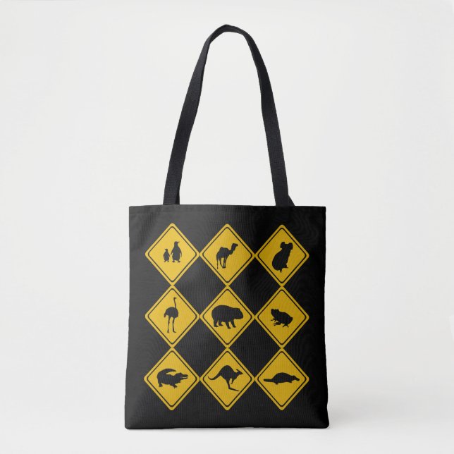 Australian road signs tote bag (Front)