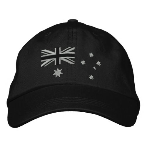 Australian Rocker Flag Embroidery Embroidered Baseball Cap