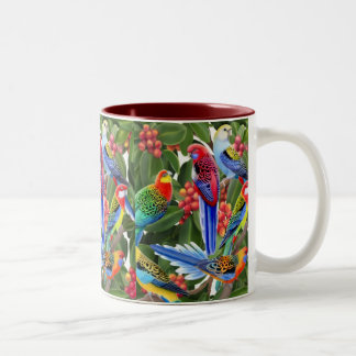 Australian Rosella Parrots Mug