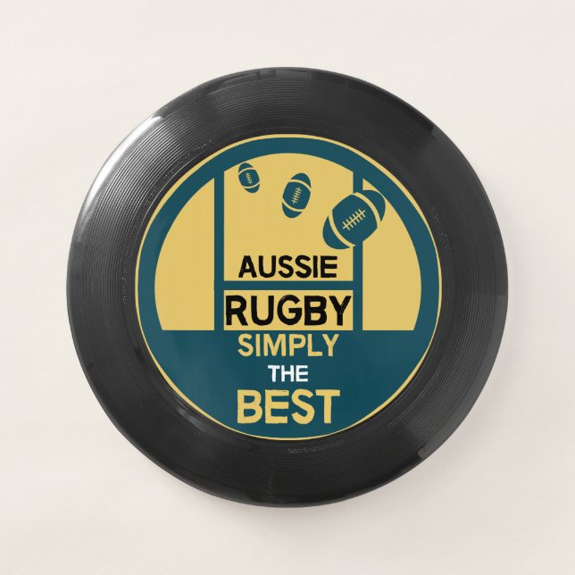 Australian Rugby | Aussie Rules |Aussie Footie |   Wham-O Frisbee (Front)