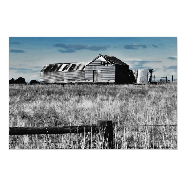 Australian Rural Relic Photo Enlargement (Front)