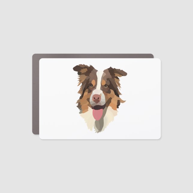 Australian shepherd 1 car magnet (Front)