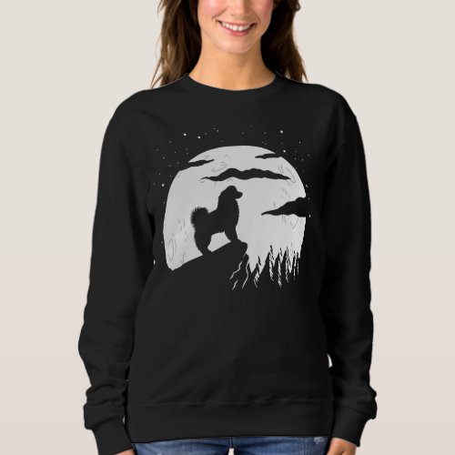 Australian Shepherd and Moon Halloween Sweatshirt
