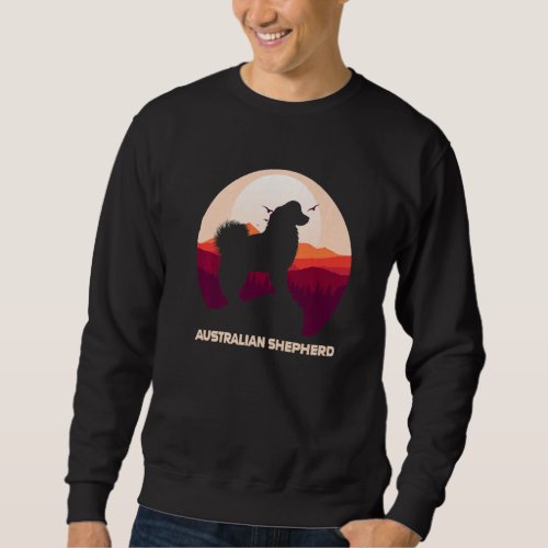 Australian Shepherd and Mountain Sweatshirt