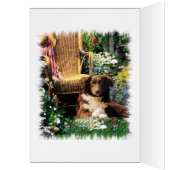 Australian Shepherd Art Gifts Cards (Inside (Left))