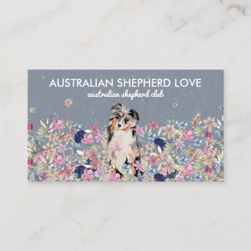 Australian Shepherd Aussie Dog Business Card