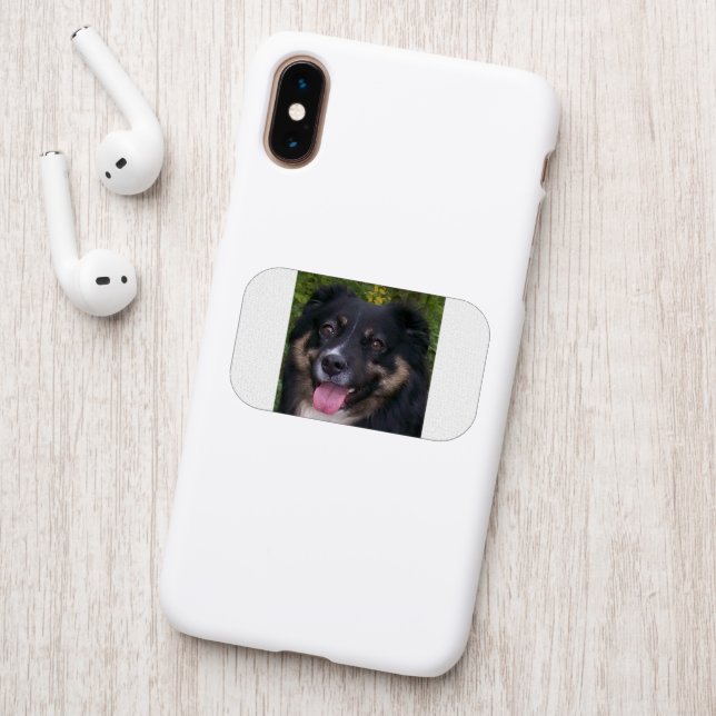 australian shepherd black tri patch (On Phone Back)