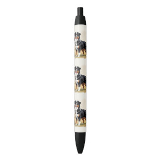 Australian Shepherd Black Tricolor Aussie Dog Pen