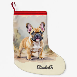 Australian Shepherd Black Tricolor Aussie Dog Small Christmas Stocking
