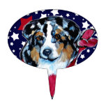AUSTRALIAN SHEPHERD CAKE TOPPER