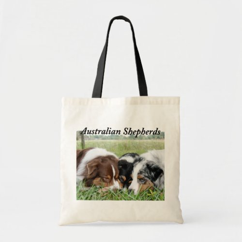 Australian Shepherd Canvas Tote Bag