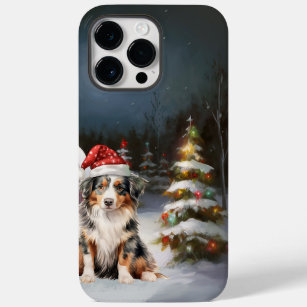 Australian Shepherd Caravan Christmas Adventure Case-Mate iPhone 14 Pro Max Case