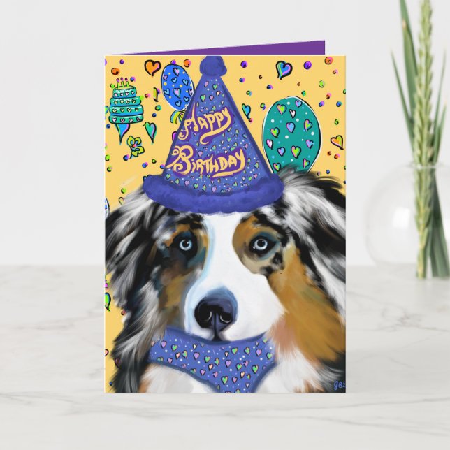 Australian Shepherd  Card (Front)