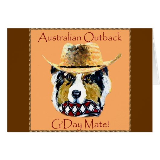 Australian Shepherd Cards (Front Horizontal)