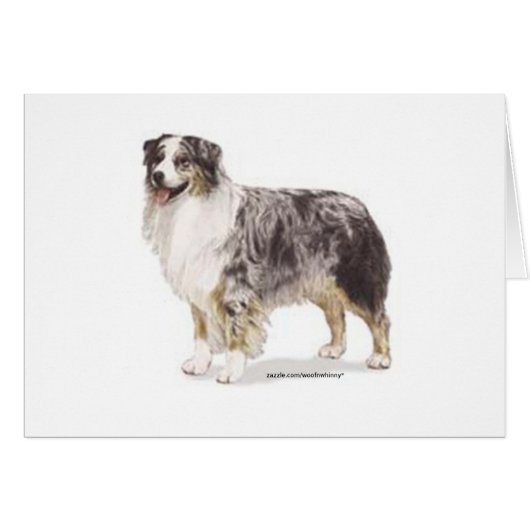 Australian Shepherd Cards (Front Horizontal)