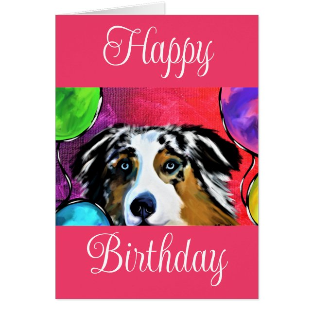 Australian Shepherd Cards (Front)