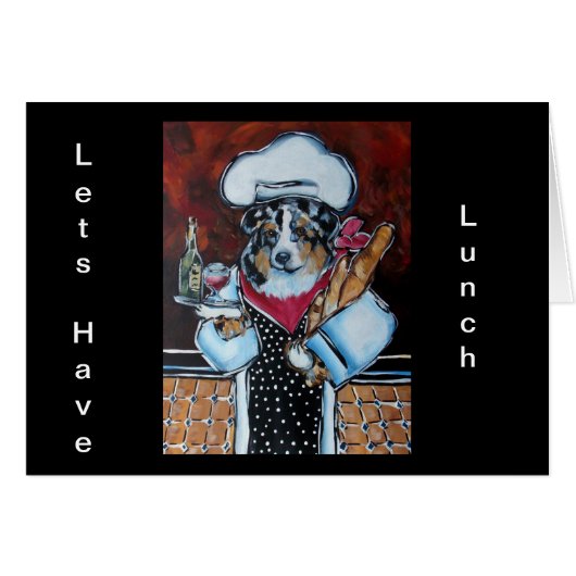 AUSTRALIAN SHEPHERD CHEF (Front Horizontal)