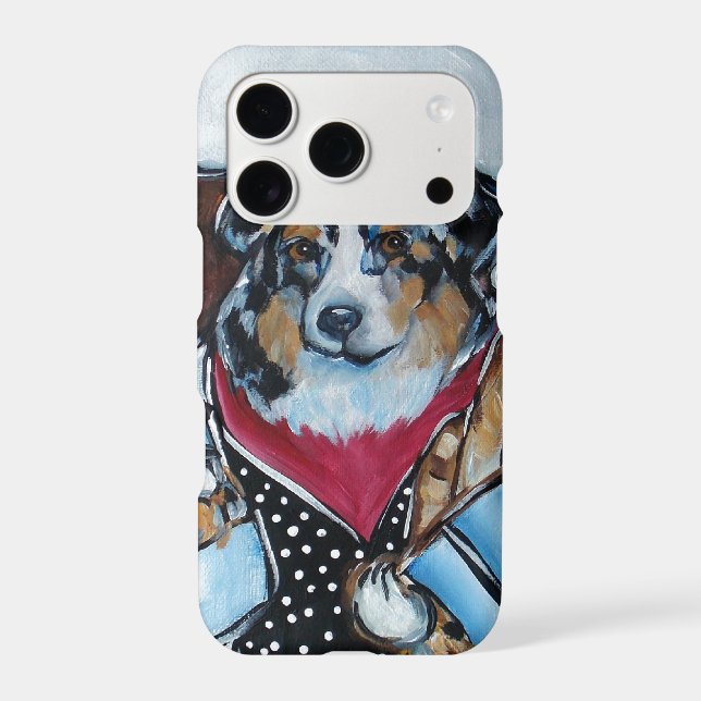 AUSTRALIAN SHEPHERD CHEF IPHONE CASE (Back)