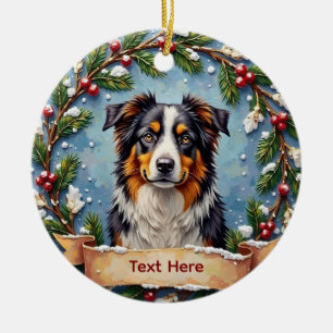 Australian Shepherd Christmas Ornament