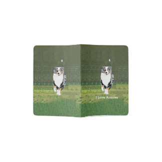 Australian Shepherd Custom Passport Cover