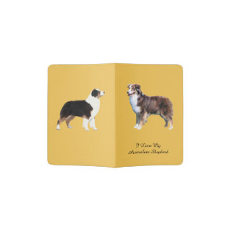 Australian Shepherd Custom Passport Cover