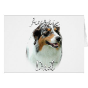 Australian Shepherd Dad 2 Cards
